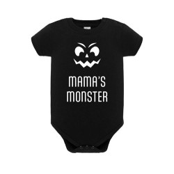 Schattige rompertje met opschrift: Mama's monster