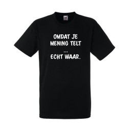 Sarcastischer wordt het niet meer met dit uniek t-shirt.